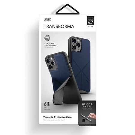 UNIQ Transforma etui na iPhone 12 Pro Max niebieski