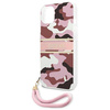 Guess nakładka do iPhone 13 6,1&quot; GUHCP13MKCABPI różowy hard case Camo Strap Collection