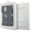 Original Case IPHONE 16 PRO Guess 4G Big Logo Cord Stap Crossbody black
