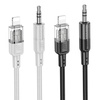 Kabel AUX Jack 3,5 mm do Lightning Hoco 1,2 m UPA27 czarny