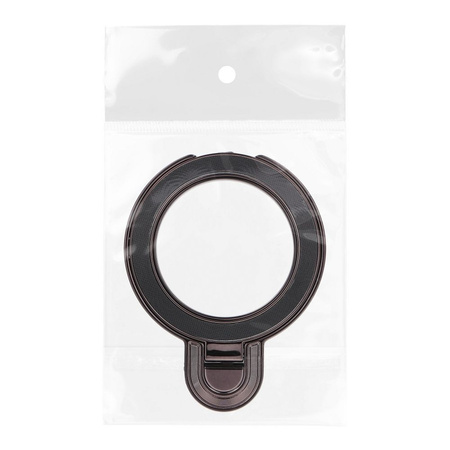 Stojak na telefon CIRCLE - naklejany - czarny