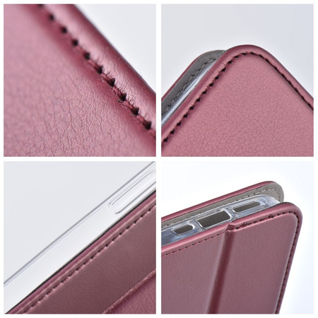 Kabura Smart Magneto do XIAOMI REDMI NOTE 13 PRO 5G burgundowy