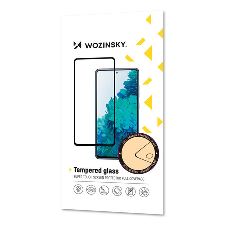 Wozinsky Full Cover Flexi Nano folia szklana szkło hartowane z ramką iPhone 13 Pro Max przezroczysty