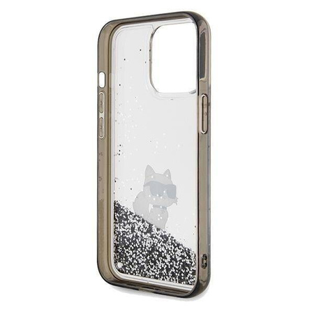 Karl Lagerfeld nakładka do iPhone 13 Pro 6,1" KLHCP13LLKCNSK HC LIQ. GLITTER C transparentna