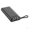 Bateria zewnętrzna (Powerbank) VEGER C20 - 20 000mAh (Micro + Typ C + Lightning 8-pin) czarny (W2047)