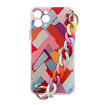 Color Chain Case gel flexible elastic case cover with a chain pendant for Samsung Galaxy S21+ 5G (S21 Plus 5G) multicolour  (3)
