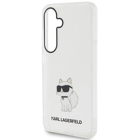 Oryginalne Etui KARL LAGERFELD hardcase IML Choupette KLHCS24SHNCHTCT do Samsung Galaxy S24 przezroczysty