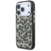Etui Karl Lagerfeld IML Leopard Pattern MagSafe na iPhone 17 Pro - brązowe