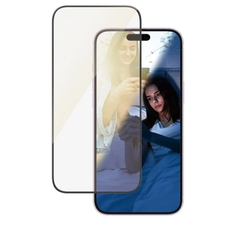 Szkło hartowane PanzerGlass EyeCare Screen Protector Ultra-Wide Fit na iPhone 16 Plus