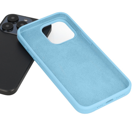 Silicone Lite Case do Samsung Galaxy A32 4G jasnoniebieski