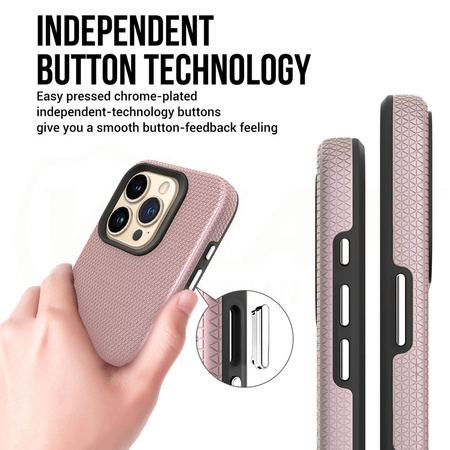 Vmax nakładka Triangle Case do Samsung Galaxy S24 różowo-złota