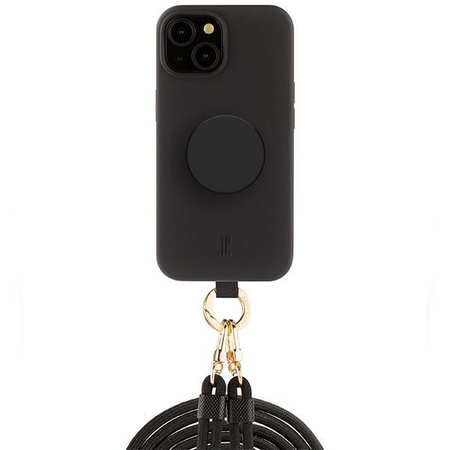 Etui JE 3in1 PopGrip iPhone 15 6.1" czarny/black 30484 (Just Elegance)