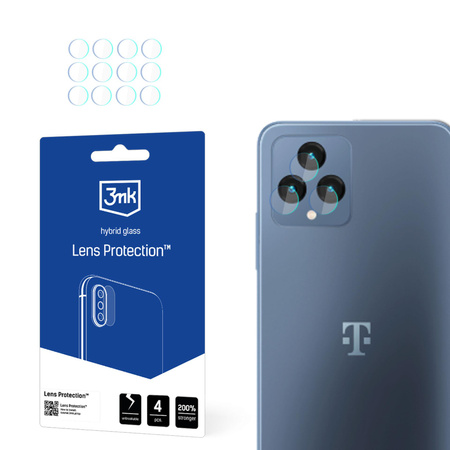 3MK Lens Protect T-Mobile T Phone 5G / Revvl 6 5G Ochrona na obiektyw aparatu 4szt