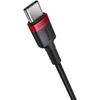 Baseus Cafule USB-C / USB-C cable 100W 1 m - red-black and black-gray (2 pcs.)