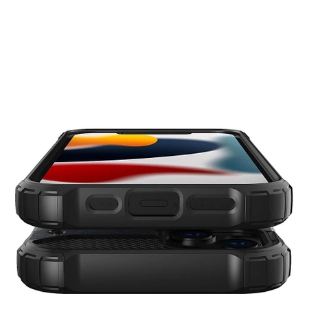 Hybrid Armor Hülle iPhone 14 Plus gepanzerte Hybridhülle schwarz