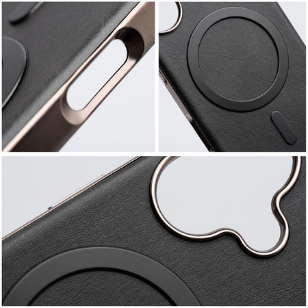 Futerał GENTLEMAN MAG COVER kompatybilny z MagSafe do IPHONE 14 PRO MAX czarny