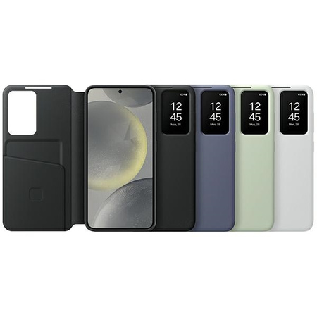 Etui Samsung Smart View Wallet EF-ZS921CBEGWW z klapką do Samsung Galaxy S24 - czarne