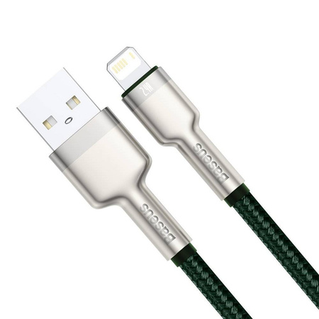 Baseus Cafule Series Metal Data Cable USB to IP 2.4A 1m Green