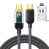 Joyroom USB C - USB C 100W Kabel für schnelles Aufladen und Datenübertragung 1,2 m schwarz (S-CC100A4)