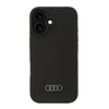 Audi nakładka Silicone Case do iPhone 16 6.1" czarna