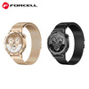 Pasek do Samsung Galaxy Watch Forcell F-Design FS10 stal 22 mm czarny