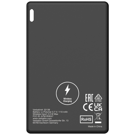 Verbatim My Finder Card Bluetooth czarny srebrny/black silver - urządzenie do śledzenia 2szt MYFCR-02BS 32140