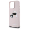 Karl Lagerfeld Silikonhülle Heads Print MagSafe für iPhone 16 Pro Max - Rosa
