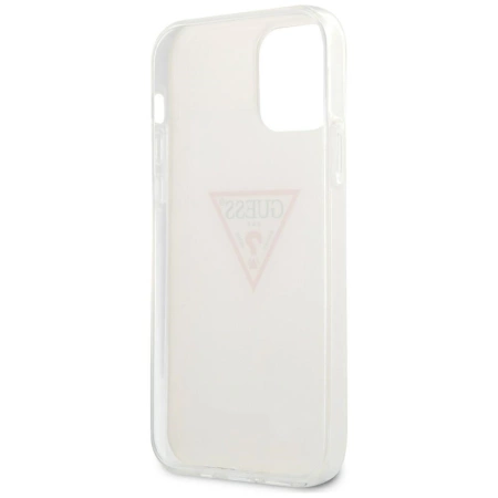 Guess Triangle Logo - Etui iPhone 12 / iPhone 12 Pro (biały)