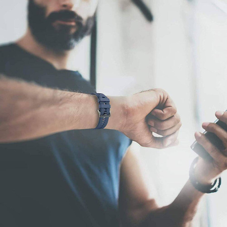 Armband für GARMIN FENIX 5 / 6 / 6 PRO / 7 Tech-Protect IconBand navy blau