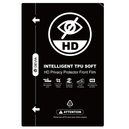 Devia - folia anticrash prywatyzująca na telefon