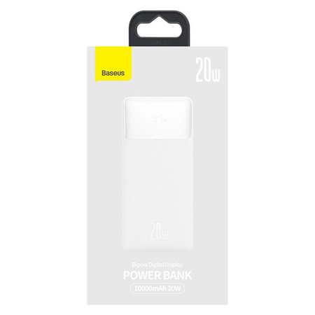 Powerbank Baseus Bipow 10000mAh, 20W (white)