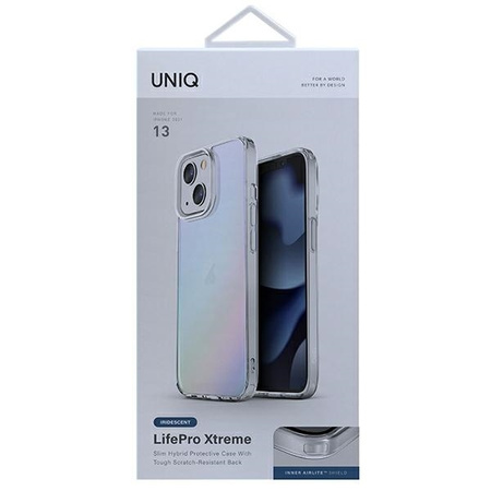 UNIQ case for LifePro Xtreme iPhone 13 6.1" opal/iridescent