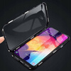 Case IPHONE 14 PRO Double Magnetic 360° Aluminum and Tempered Glass black