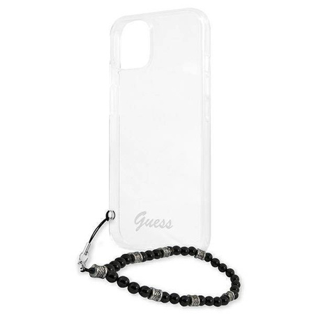 Guess nakładka do iPhone 13 6,1" GUHCP13MKPSBK przeźroczysta hard case Black Pearl