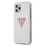Guess Triangle Logo - Etui iPhone 12 / iPhone 12 Pro (biały)