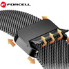 Pasek do Apple Watch Forcell F-Design FA14 magnetyczny stal 38 / 40 / 41 mm czarny