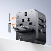 Joyroom JR-TCW01 Reiseadapter universal 17W EU / US / UK / JP / AU / CN - Schwarz