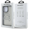 Original Case IPHONE 16 PRO Karl Lagerfeld Hardcase IML Rhinestones Karl Head black