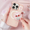 Etui Nimmy Glasses Cool Cat MagSafe do    iPhone 16 Pro Max różowy