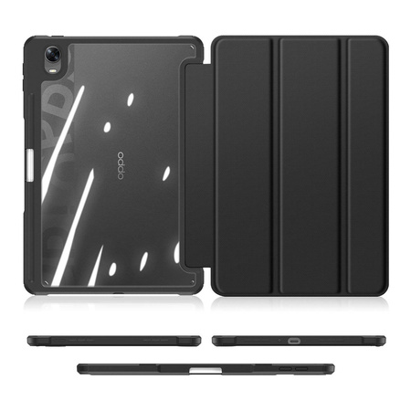 Dux Ducis Toby Armored Flip Smart Case für Oppo Pad mit Stifthalter Schwarz