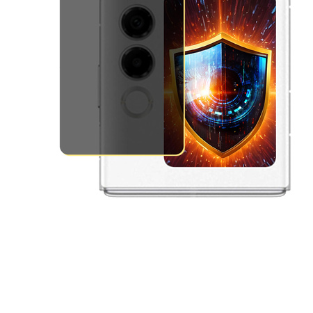 Nubia Flip 2 (front) - 3mk Silky Matt Privacy