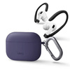 Etui Uniq Nexo na AirPods Pro 2 + haczyki na uszy - purpurowe