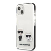 Original Case IPHONE 13 MINI Karl Lagerfeld Hardcase Karl&Choupette white