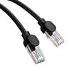 Baseus High Speed Cat 5 RJ-45 Ethernet-Kabel 1000 Mbit/s 0,5 m rund – Schwarz