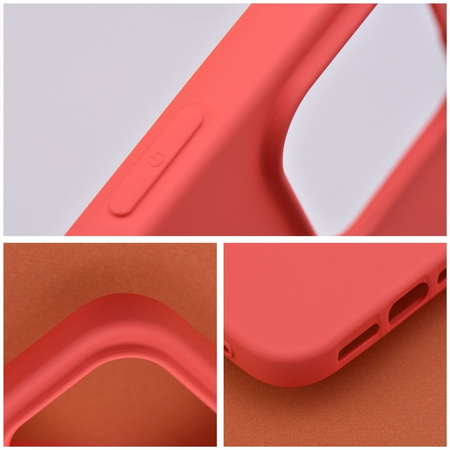 Futerał SILICONE do IPHONE 15 PRO brzoskwiniowy