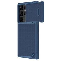 Nillkin Textured S Case for Samsung Galaxy S22 Ultra armored cover with camera cover blue