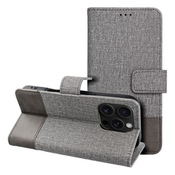 Kabura GOMMA Book do SAMSUNG S25 Edge szary