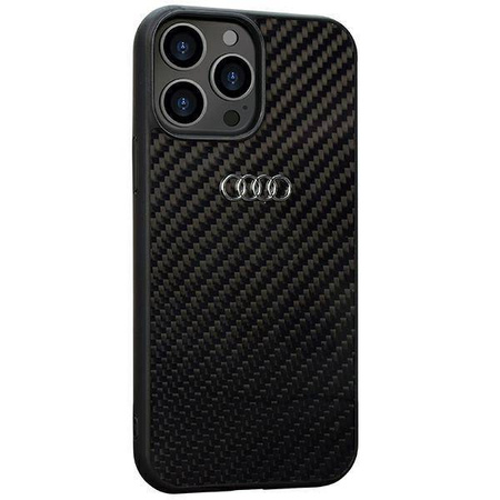 Audi Carbon Fiber iPhone 13 Pro Max 6.7&quot; black/black hardcase AU-TPUPCIP13PM-R8/D2-BK