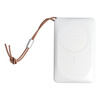 Bateria zewnętrzna (Powerbank) VEGER MagOn z ładowaniem indukcyjnym kompatybilny z MagSafe 15W - 10 000mAh PD 22,5W biały (VP1151 / W1151)