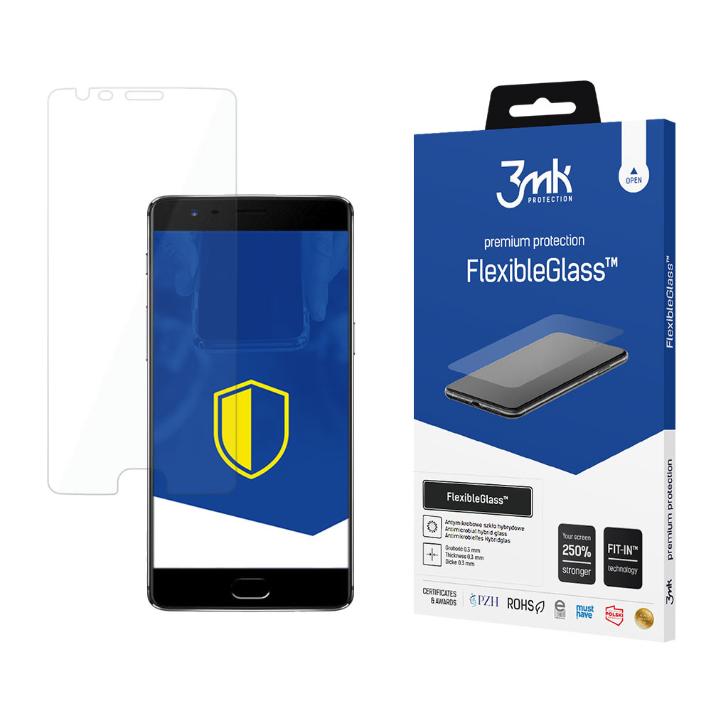 3MK FlexibleGlass OnePlus 3 A3003, Szkło Hybrydowe